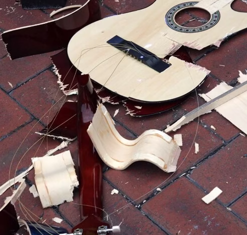 smashed guitar. What the Bible says about anger.